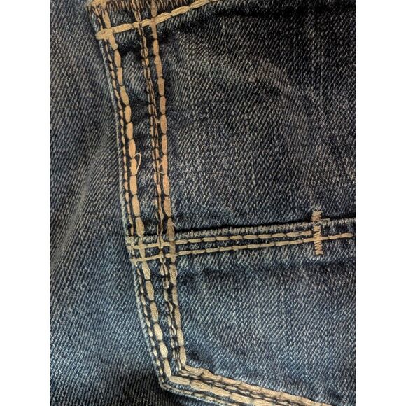 Ariat Jeans Mens Size 38x28 Blue Denim M4 Low Rise Boot 100% Cotton- Please Read - Picture 5 of 13